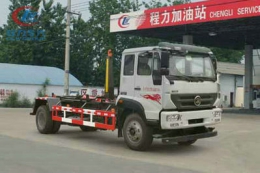 重汽斯太爾車(chē)廂可卸式垃圾車(chē)